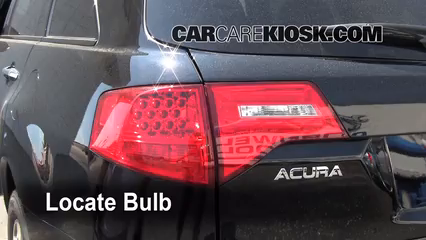 2009 Acura MDX 3.7L V6 Lights Reverse Light (replace bulb)